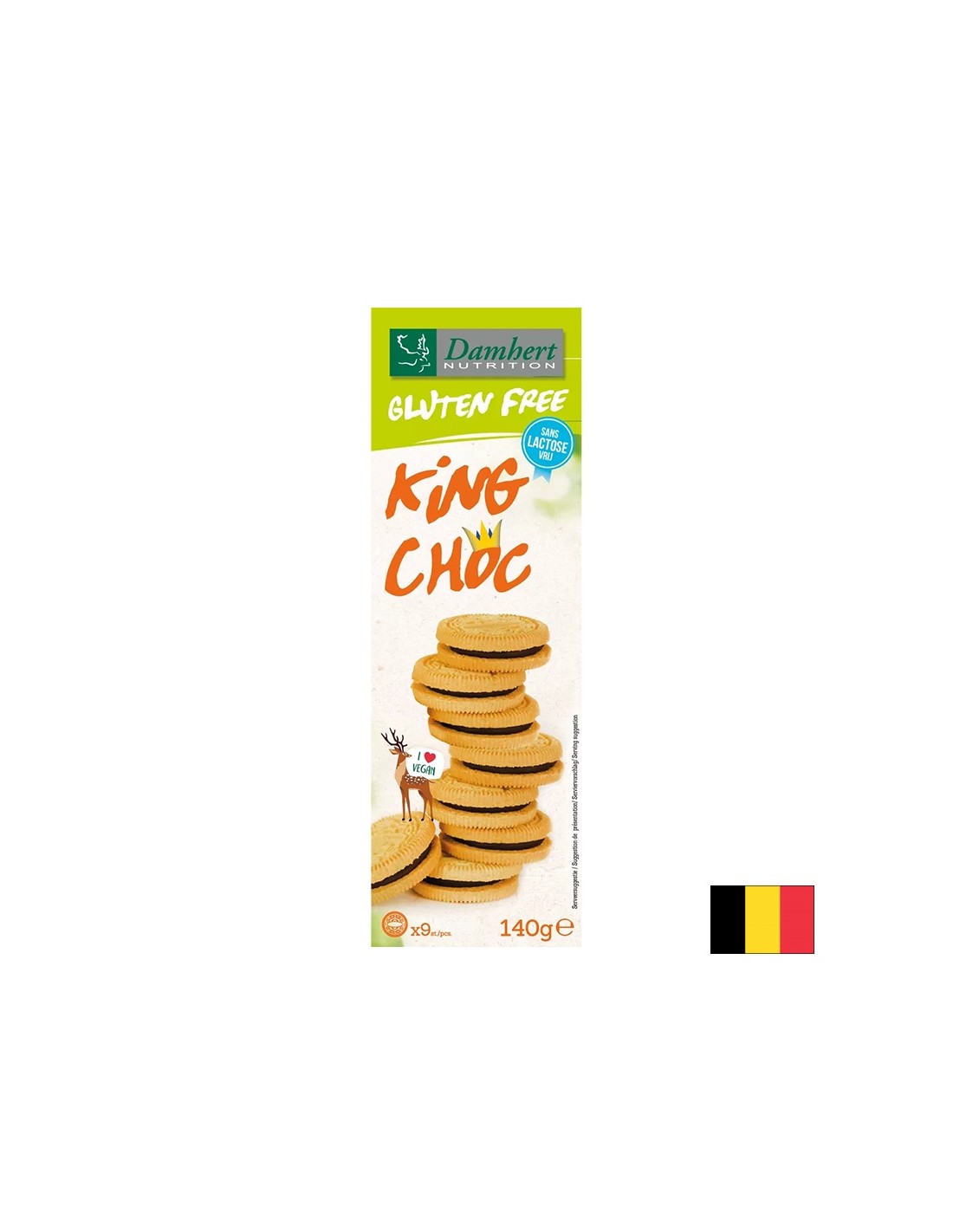 Gluten-free cookies with chocolate cream, 140 g - Nutra Best Europe