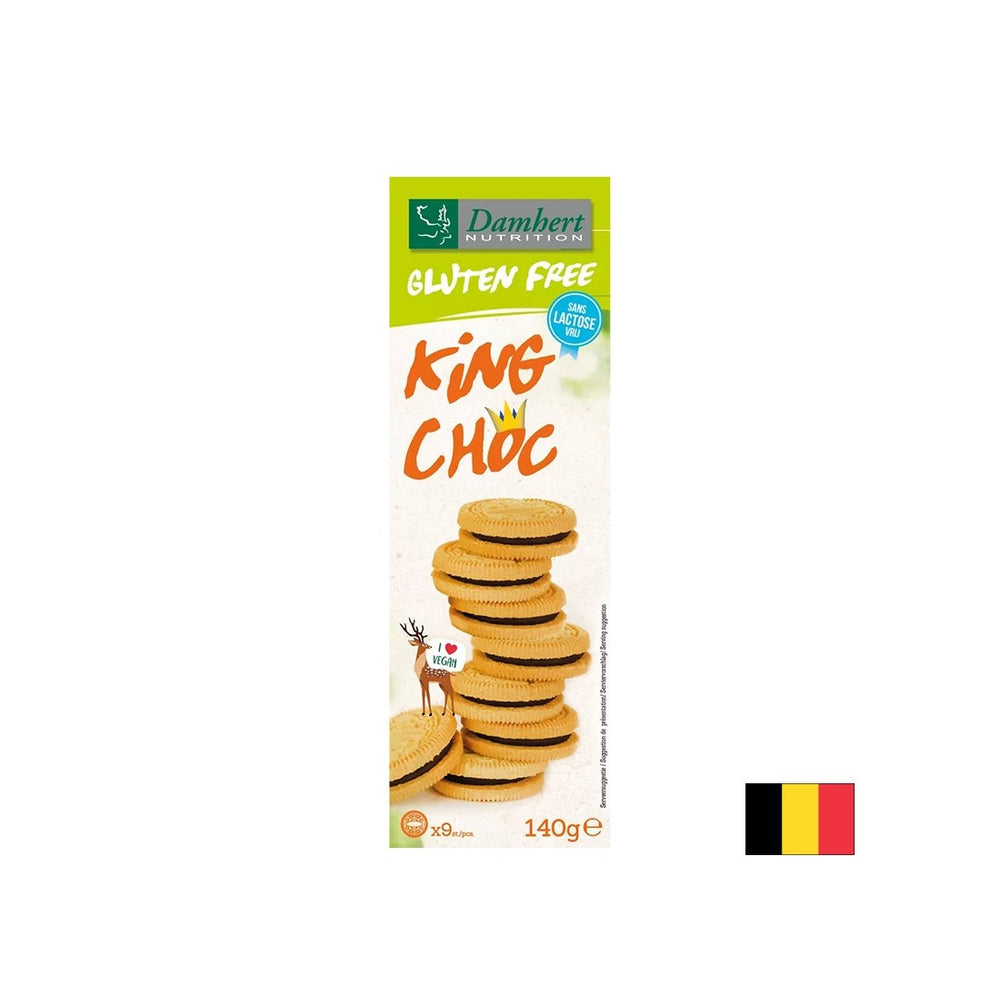 Gluten-free cookies with chocolate cream, 140 g - Nutra Best Europe