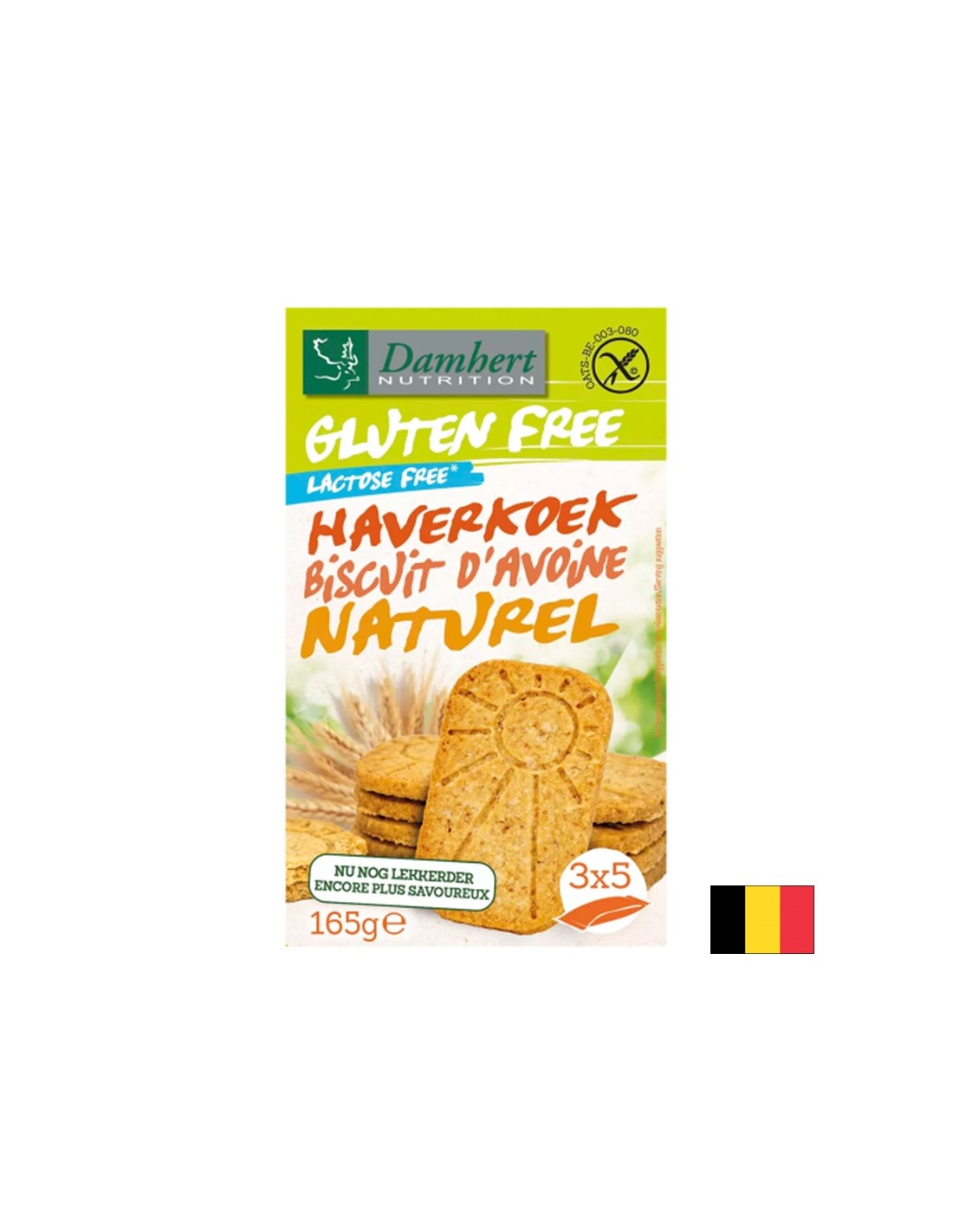 Biscuiți cu ovăz fără gluten, 165 g