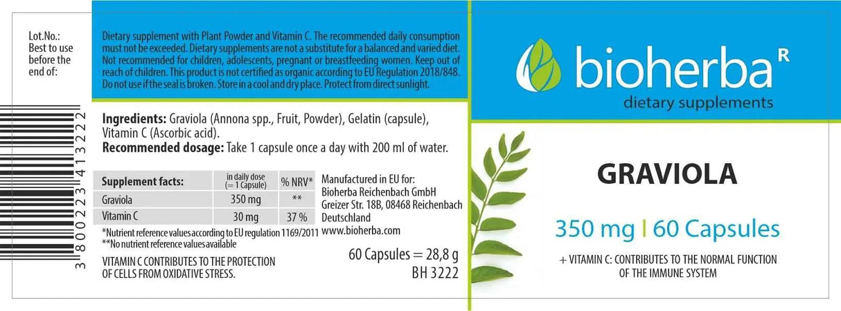 Graviola 450 mg - 60 capsule