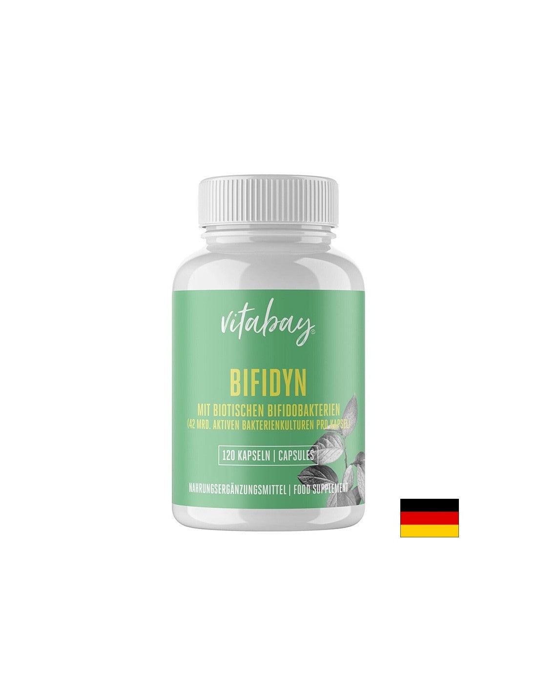 Bifidobacterii 3 miliarde de probiotice active, formulă cu 2 tulpini, 120 capsule