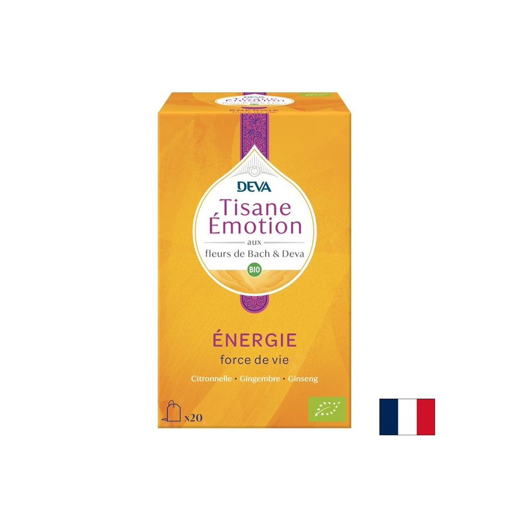 Ceai de plante „Energie” (cu elixiruri florale conform metodei Dr. Bach), 20 pliculețe de filtru