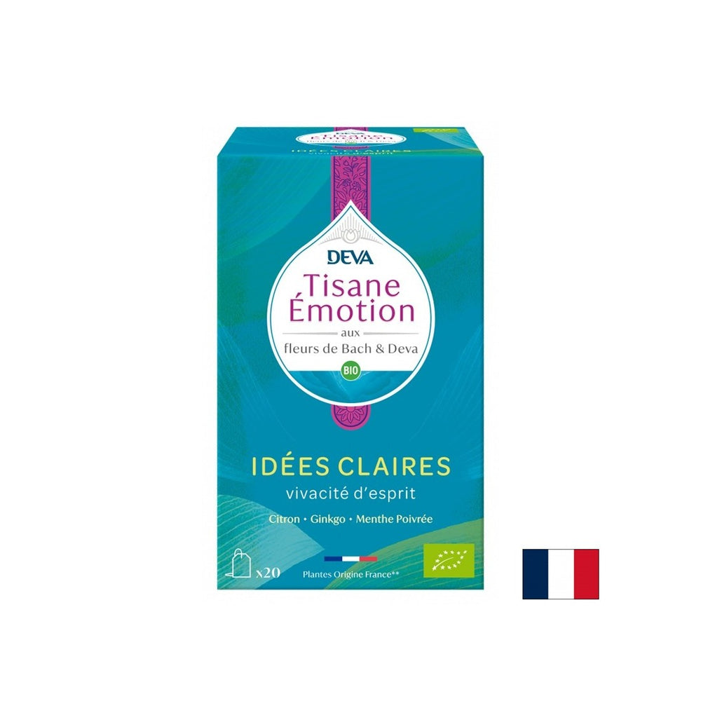 Ceai de plante „Concentrație” (cu elixire florale conform metodei Dr. Bach), 20 pliculețe de filtru