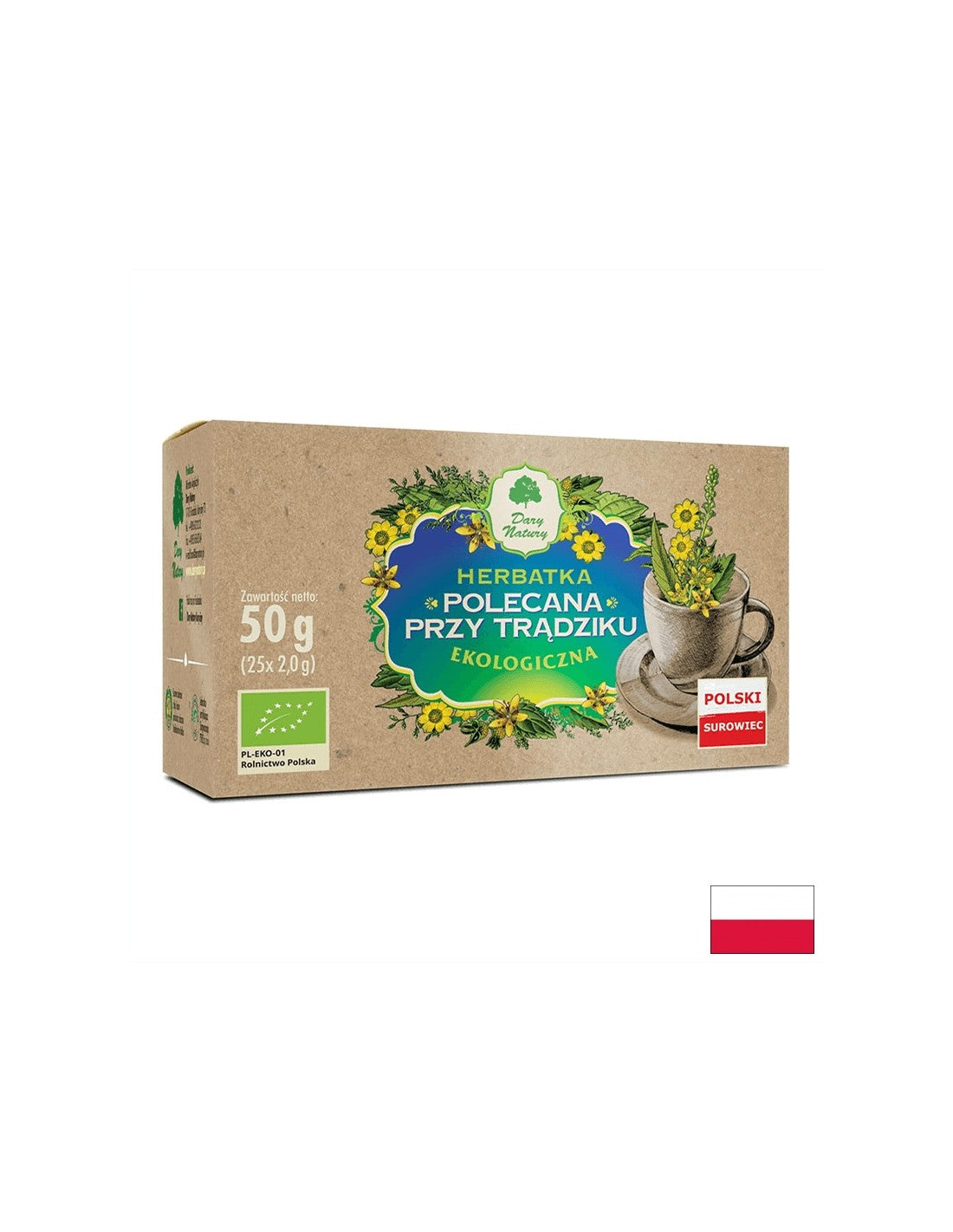 Ceai de plante pentru acnee și piele cu probleme, 25 de pungi filtrante