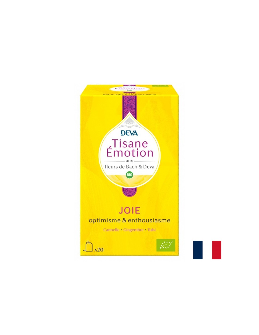 Ceai de plante „Joy” (cu elixiruri florale conform metodei Dr. Bach), 20 pliculețe de filtru