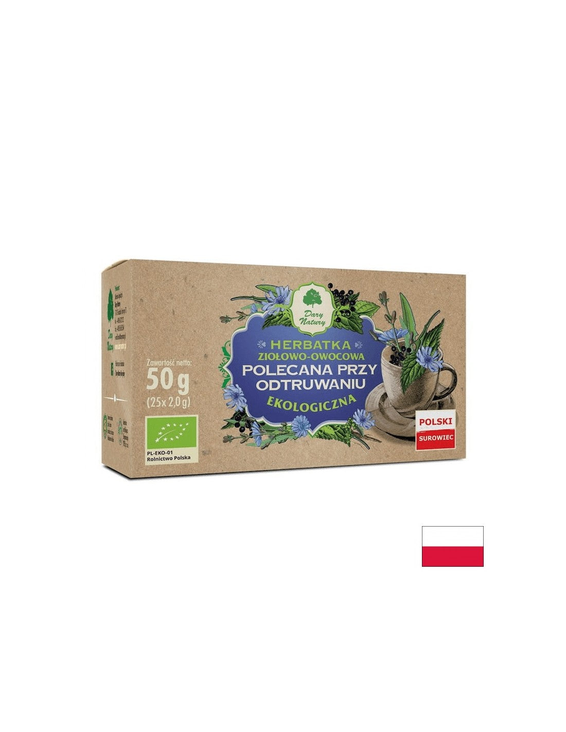 Ceai de plante pentru detoxifiere Bio, 25 pungi filtru