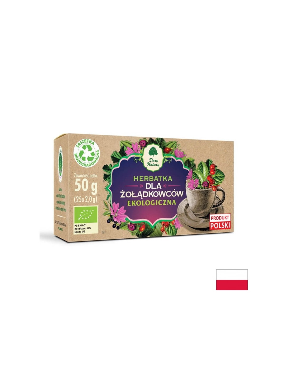 Ceai de plante pentru stomac Bio, 25 pachete