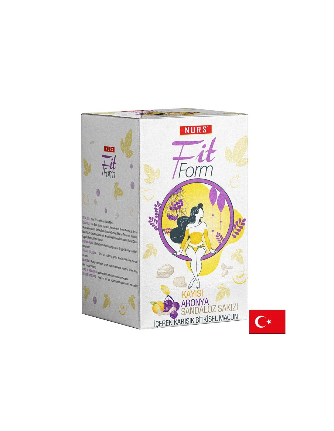 Pastă de slăbit pe bază de plante cu caise, aronia și boswellia, 400 g