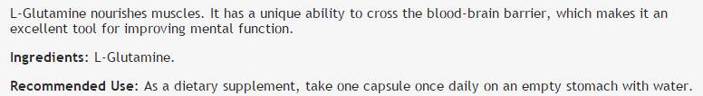 L-Glutamina 500 mg - 100 capsule