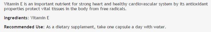 Vitamina E 100 mg - 100 capsule