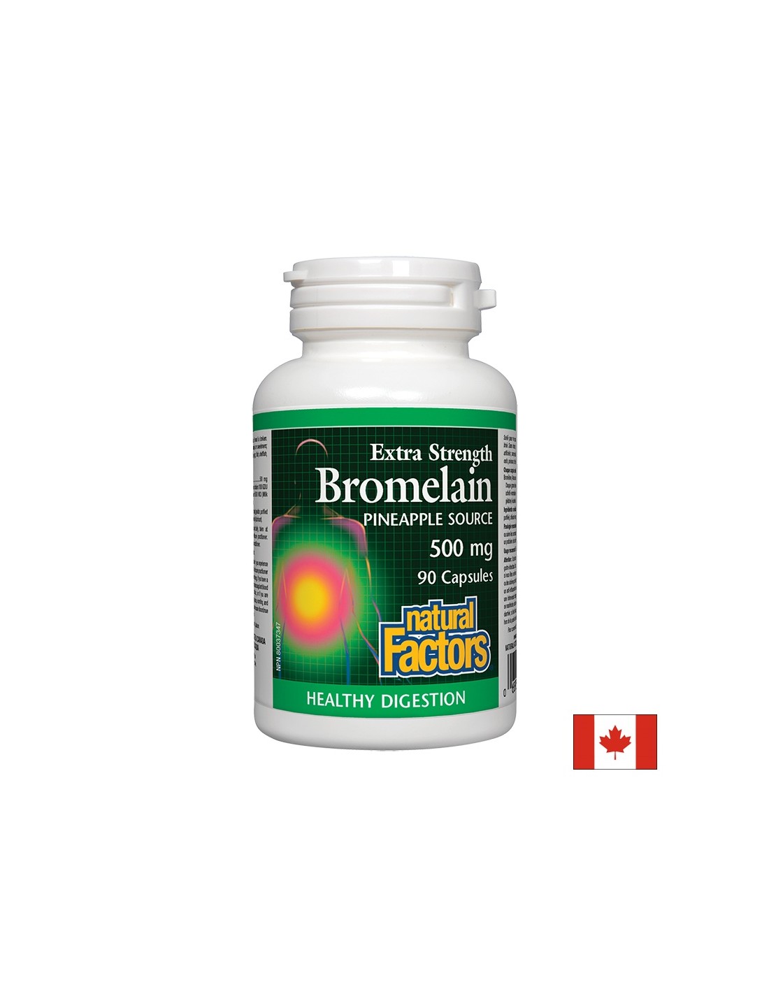 Clorhidrat de bromelaina 500 mg - 90 capsule