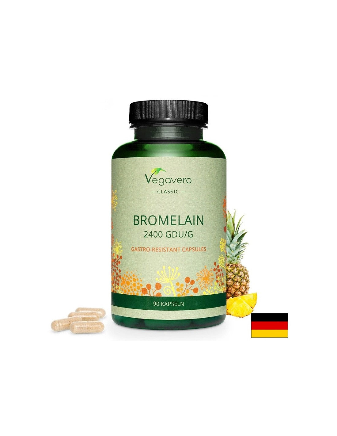 BROMELINA - BROMELINA, 90 capsule Vegavero