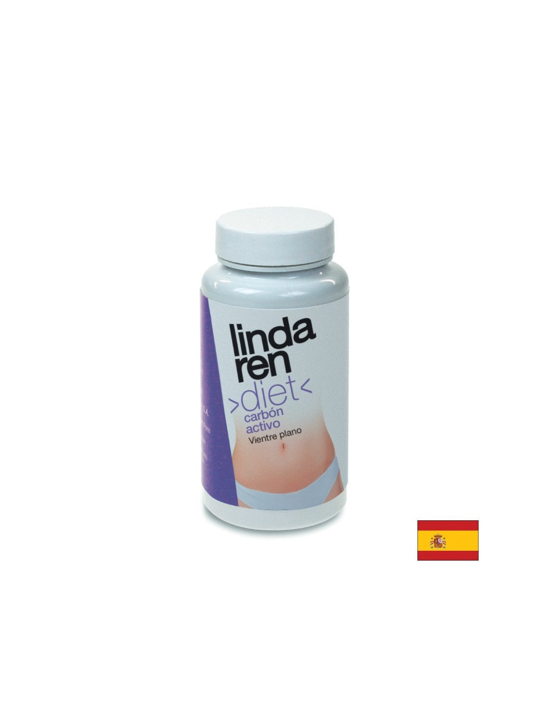 Carbon activ pentru un abdomen plat - Carbon activo Vientre plano Lindaren, 60 capsule