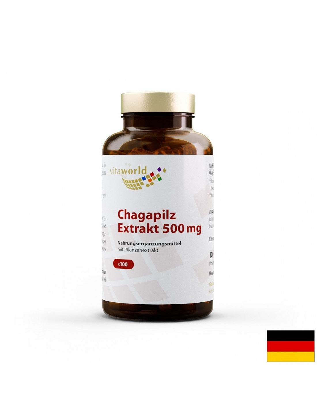 Chagapilz extract / Chaga 500 mg, 100 capsule