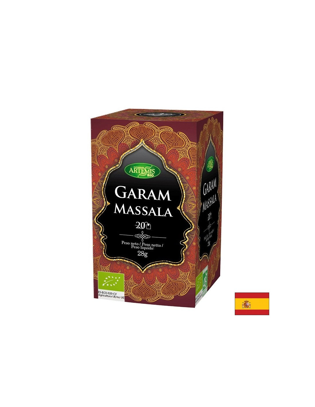 Ceai organic Garam Masala, 20 pungi de filtru