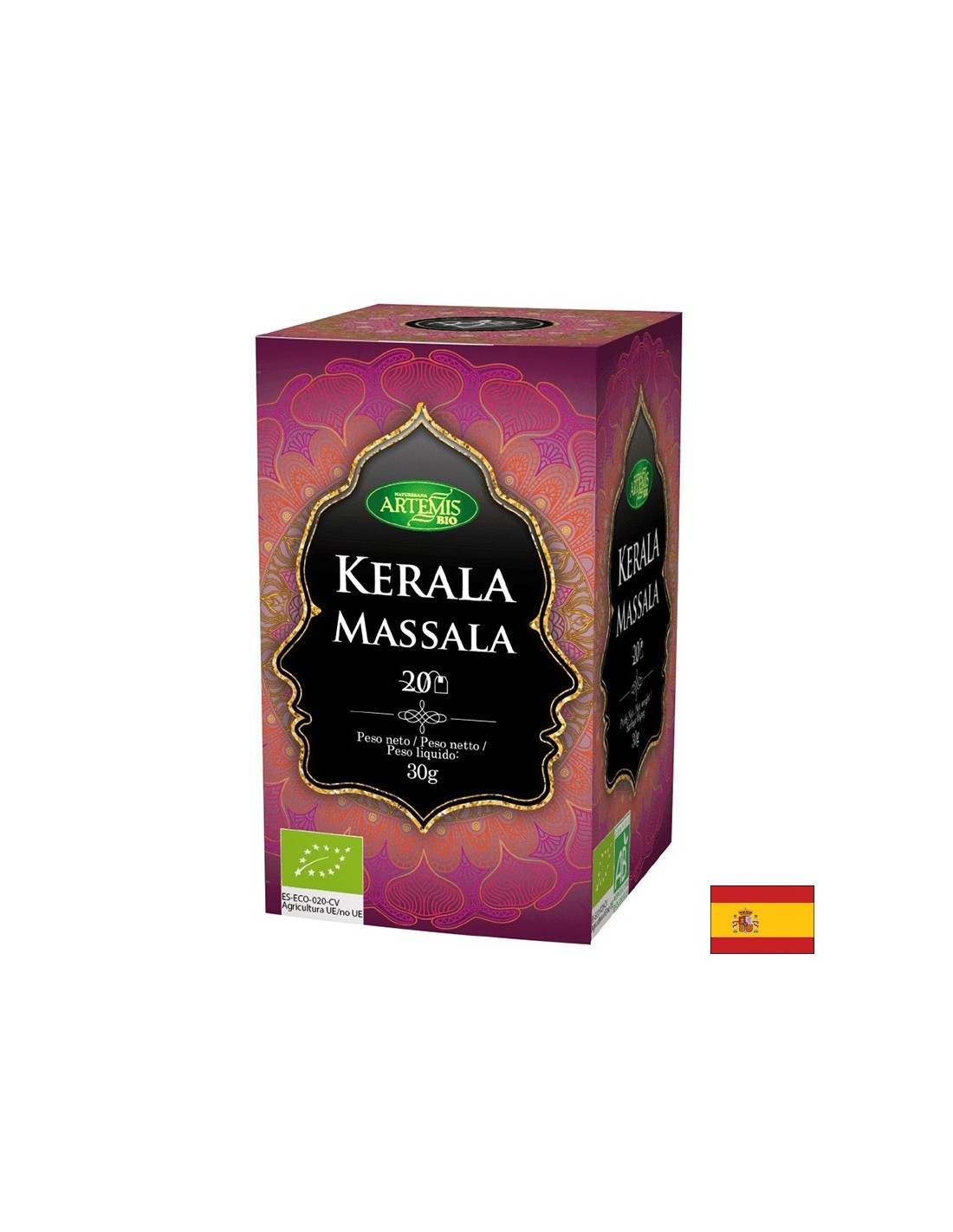 Ceai organic Kerala Masala - Kerala Masala, 20 pungi filtrante