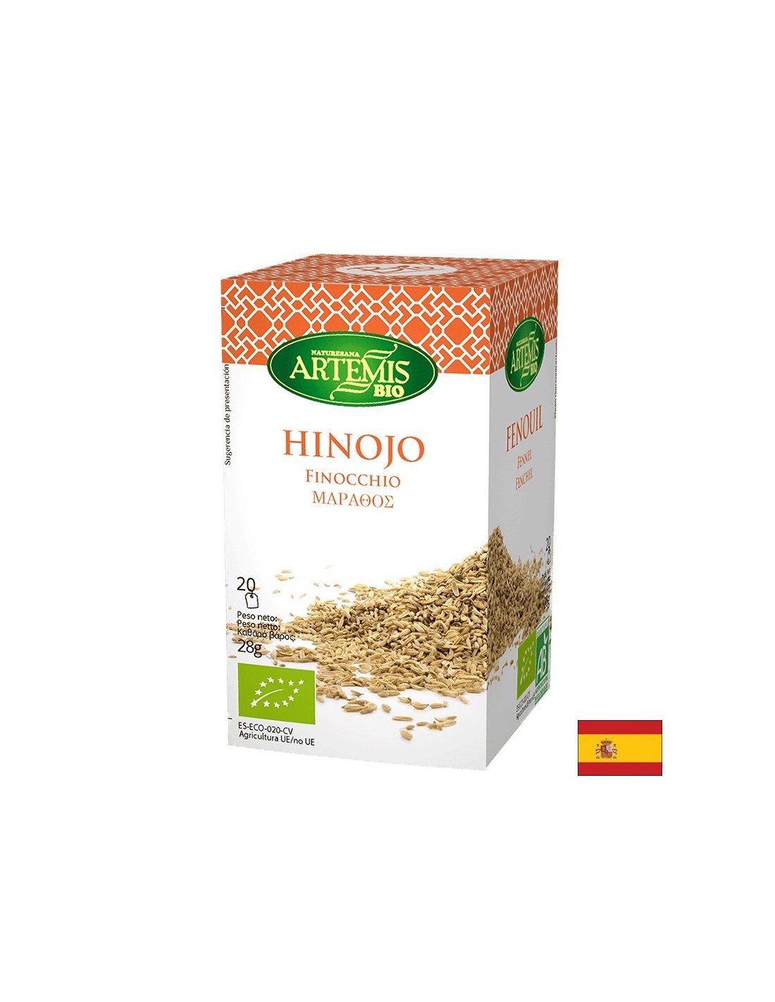 Ceai de fenicul organic, 20 pungi de filtru