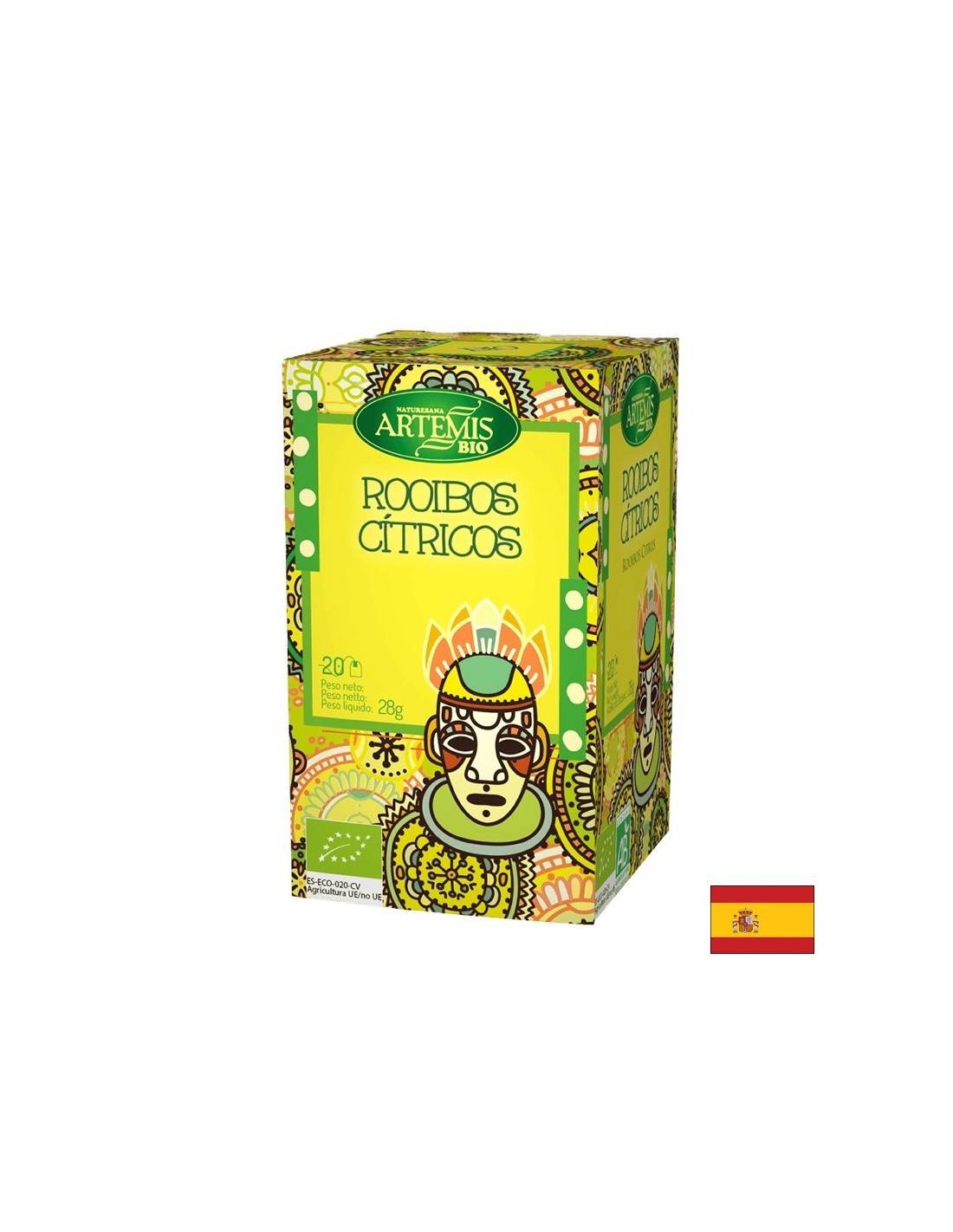 Ceai Rooibos cu citrice, 20 pungi filtru Herbes del Moli