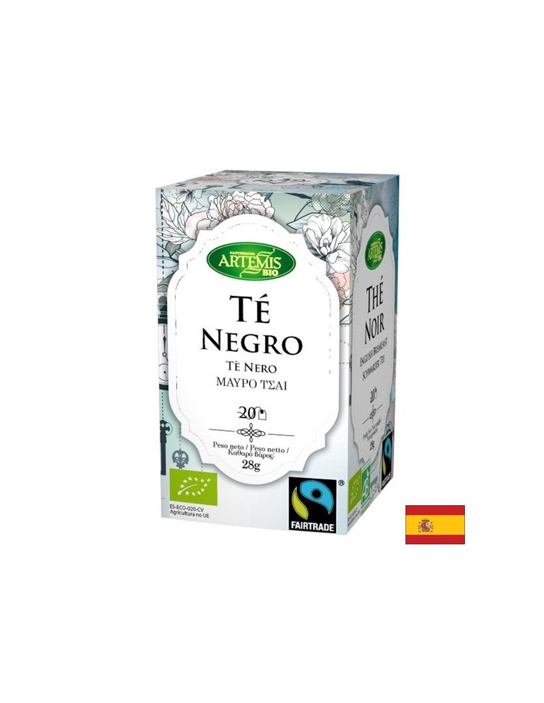 Ceai negru organic, 20 pungi de filtru