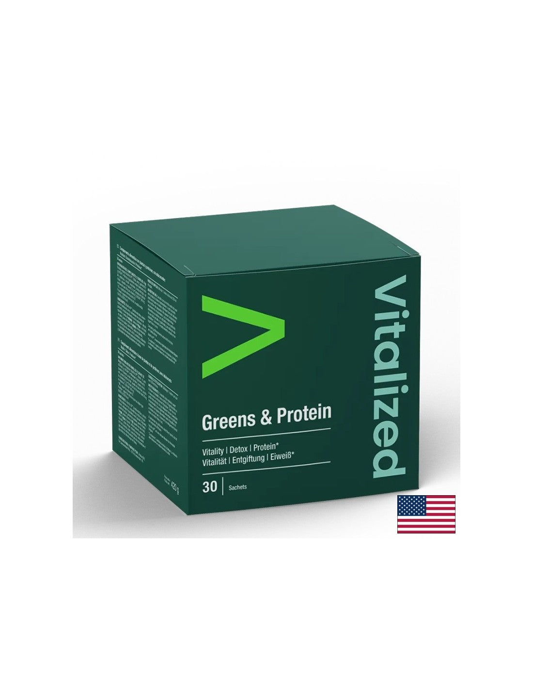 Liver and Muscle Function - Green Foods + Protein, 30 Sachets - Nutra Best Europe