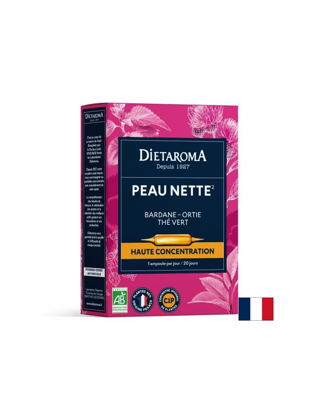 Peau Nette Clean Skin, 20 fiole de băut