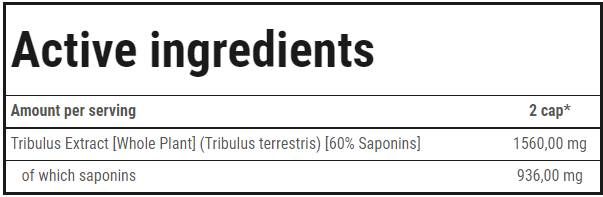 Tribulon - Tribulus Terrestris | Elite Men's Formula - 60 de capsule