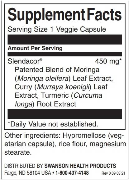 Complex Termogenic de Slăbit | Conținând Slendacor 60 de capsule