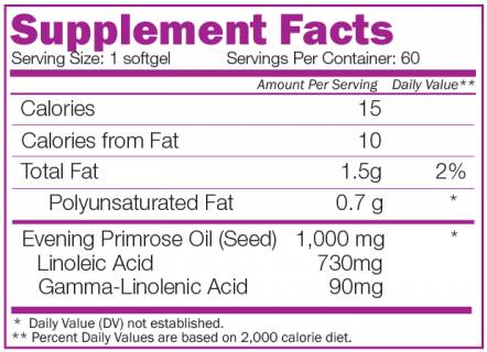 Primroza de seara - 60 capsule de gel