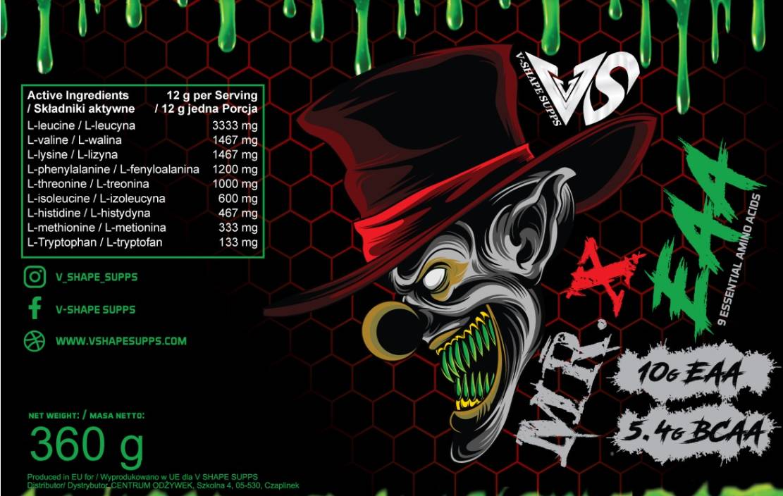 domnul X EAA | Complex de aminoacizi esențiali - 360 de grame