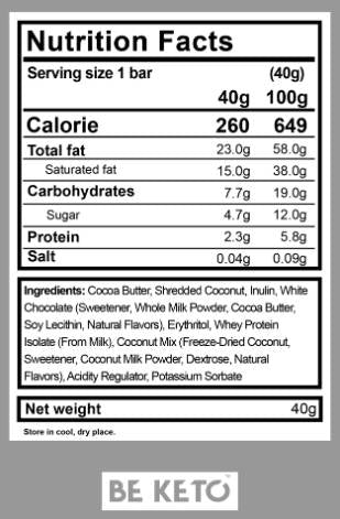 Set bar Keto | Mix de 9 Batoane - 9 x 40 grame