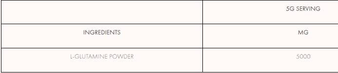 Pulbere de glutamina - 500 de grame