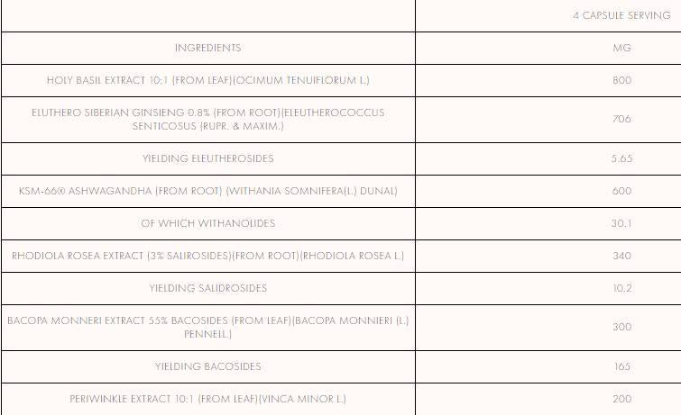 Stiva de amorsare AM | Formula adaptogenă 120 capsule