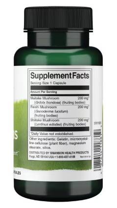 Mood ciuperci | Maitake, Reishi, Shiitake 60 capsule