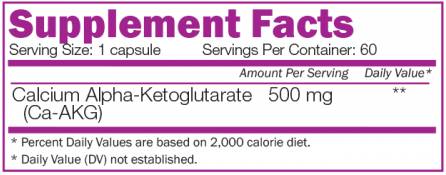 Calciu-AKG 500 mg - 60 capsule