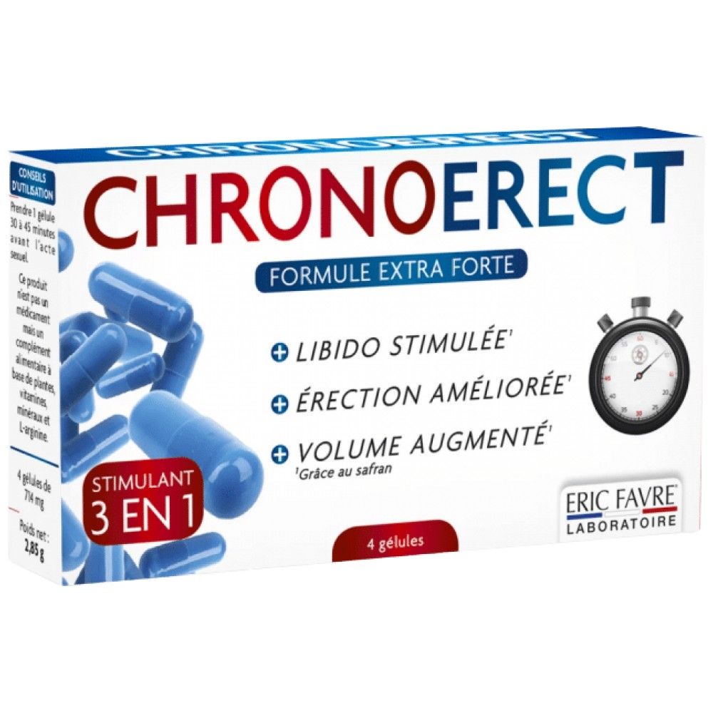 ChronoErect Caps | Performanță sexuală - 4 capsule