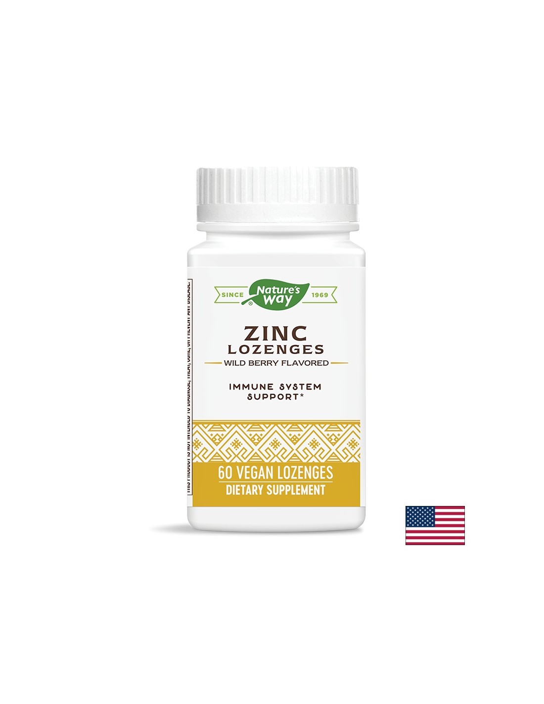Pastile de zinc cu echinaceea si vitamina C - 60 tablete