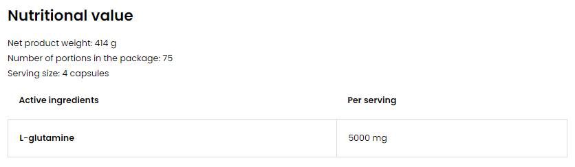 Glutamina 5000 - 300 capsule