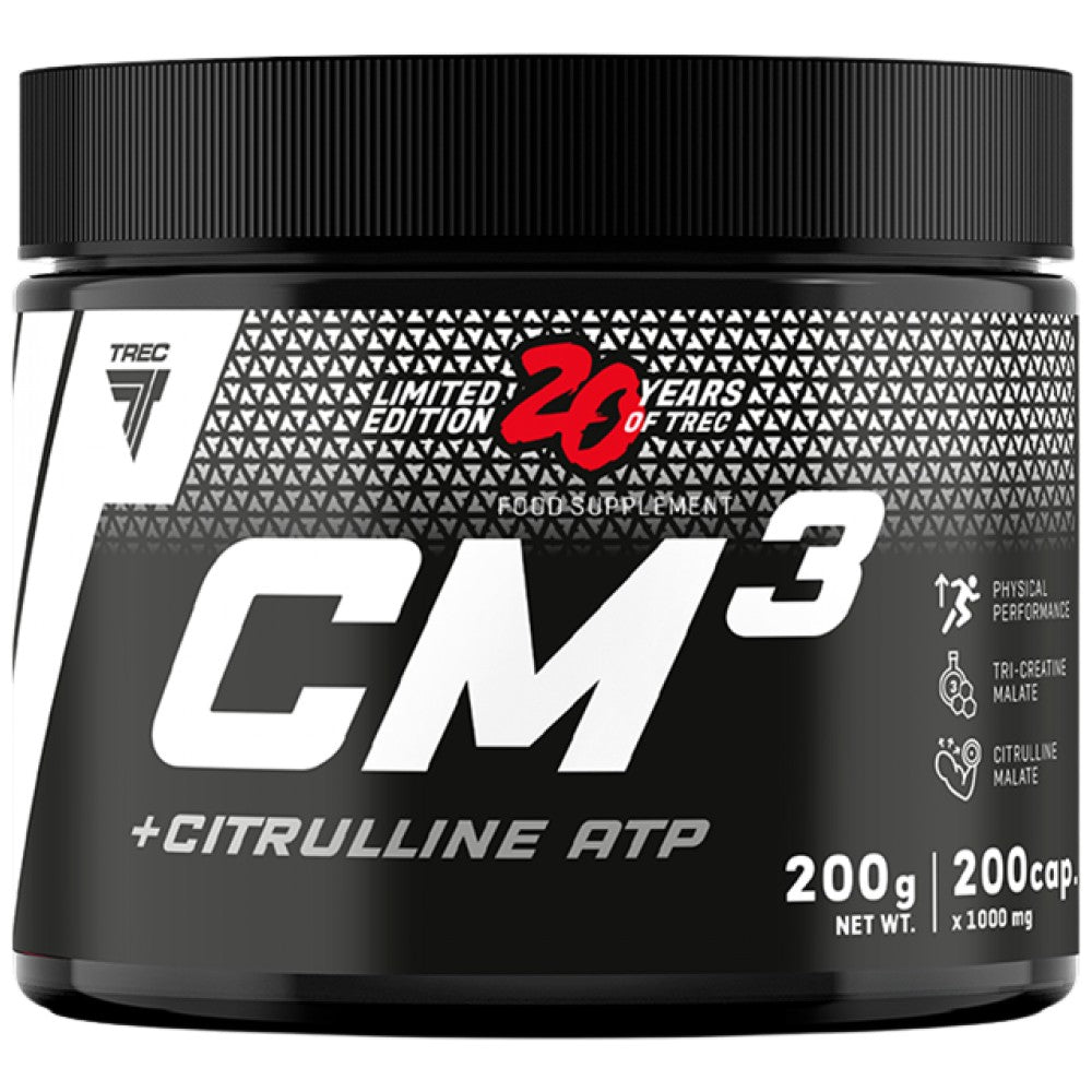 CM3 + Citruline ATP | Tri Creatina Malat + Citrulina - 200 capsule