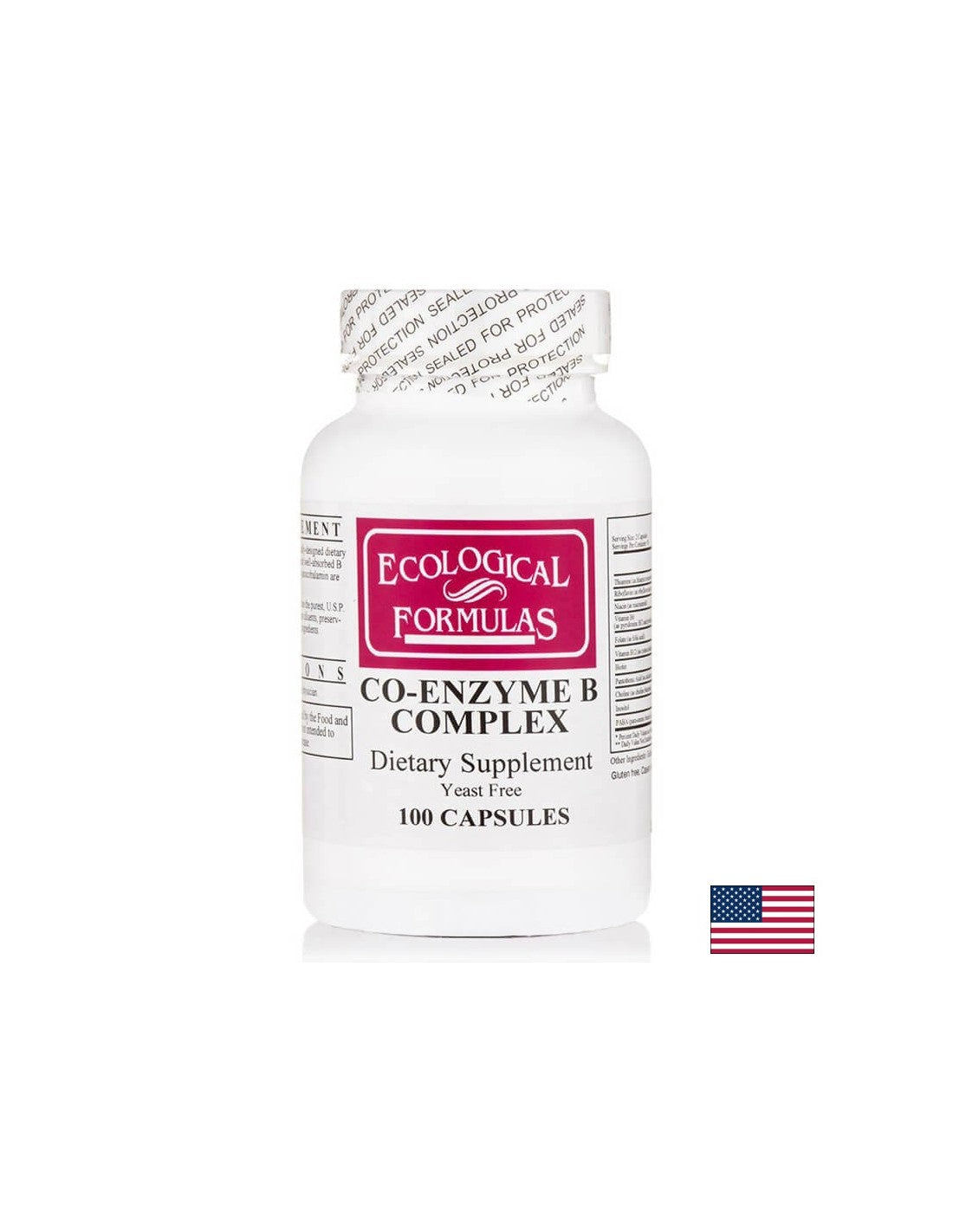 Coenzima B-Complex - energie celulara si metabolism - Vitamine B super bioactive, 100 capsule