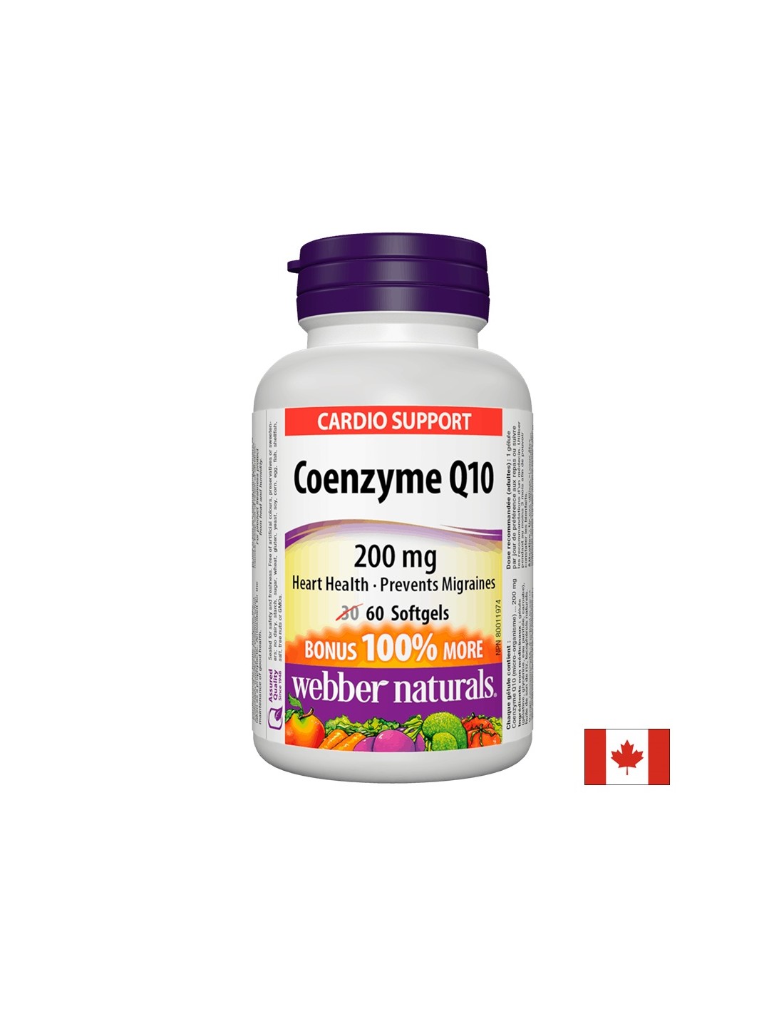 Coenzima Q10, 200 mg, 60 capsule moi