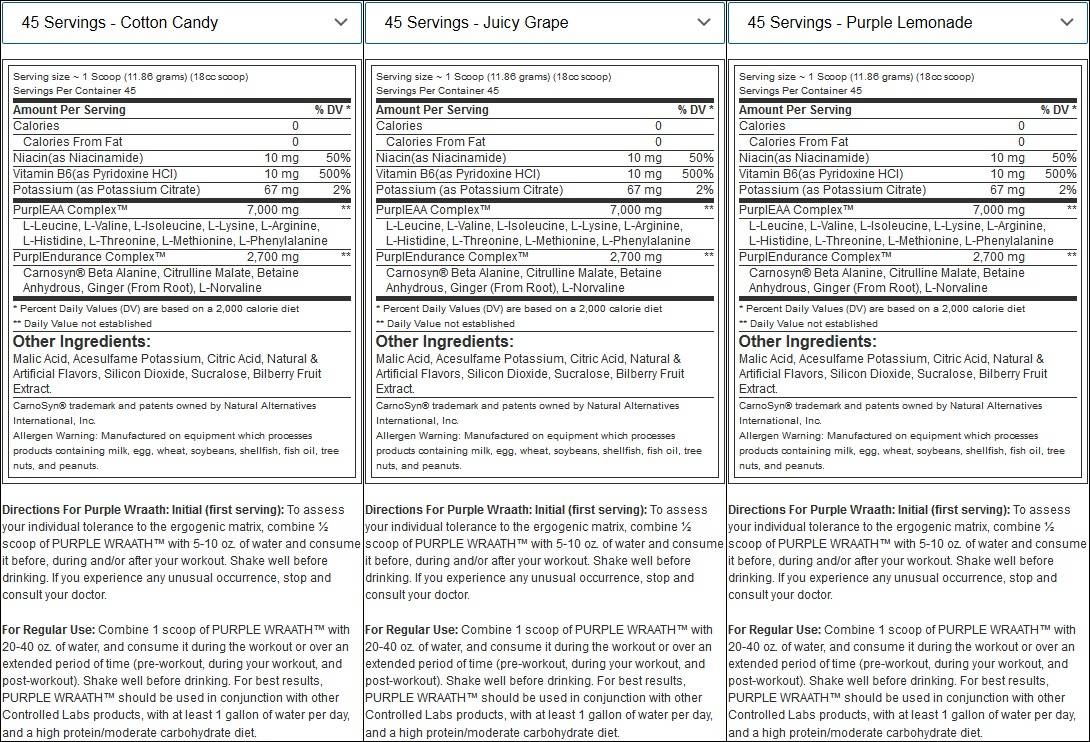 Purple Wrath - 542 de grame