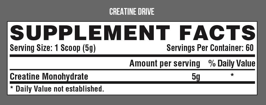 Creatine Drive - 300 de grame