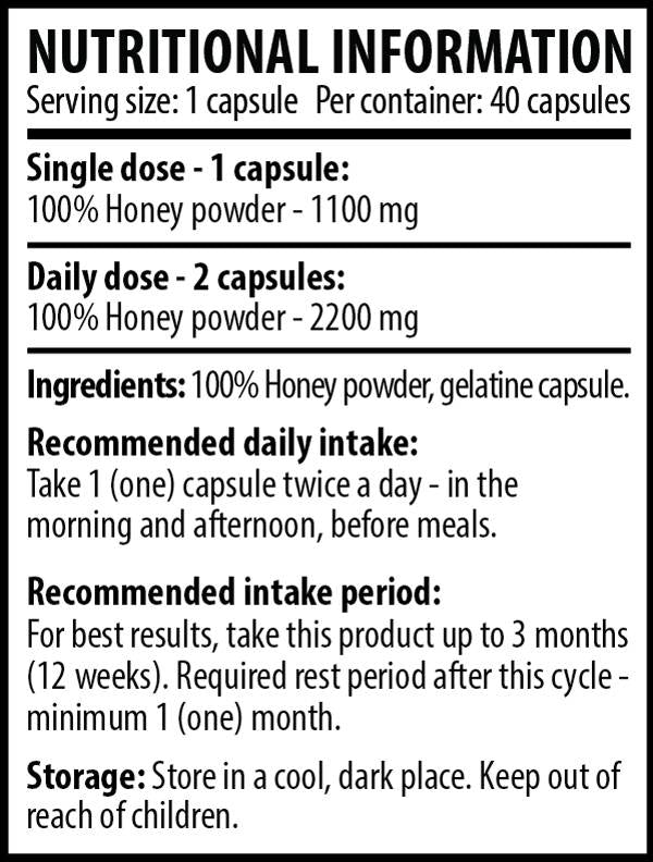Honey Care 40 capsule