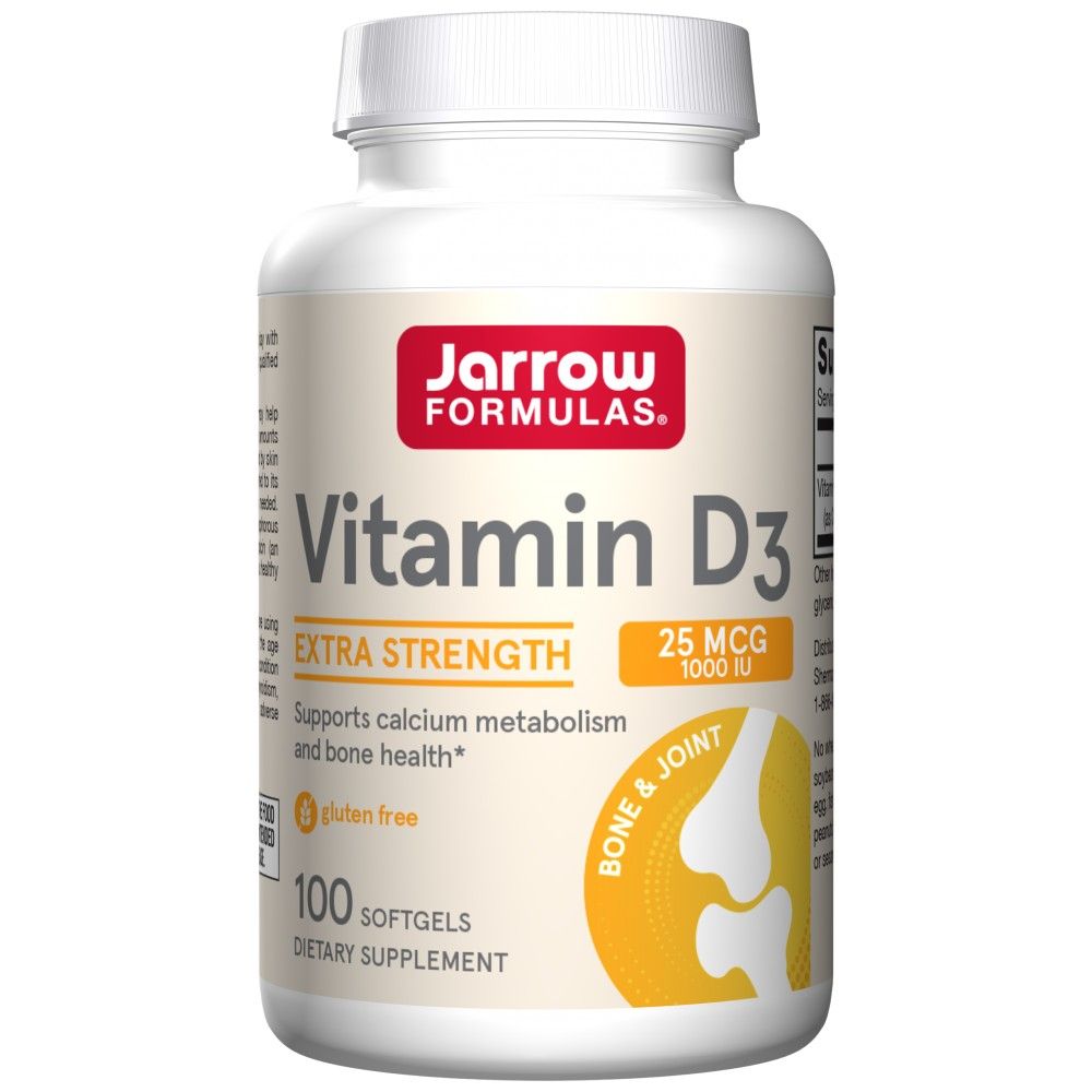 Vitamina D3 1000 UI - 100 capsule de gel