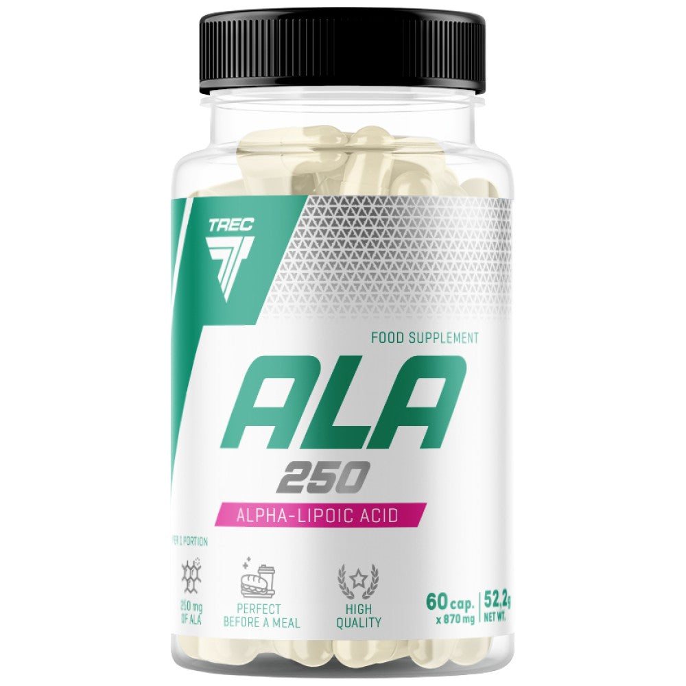 ALA 250 | Acid alfa lipoic 250 mg - 60 capsule