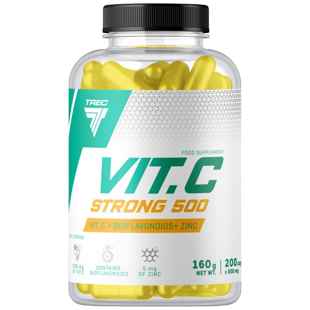 Vit.C Strong 500 | Vitamina C 500 mg - 200 capsule