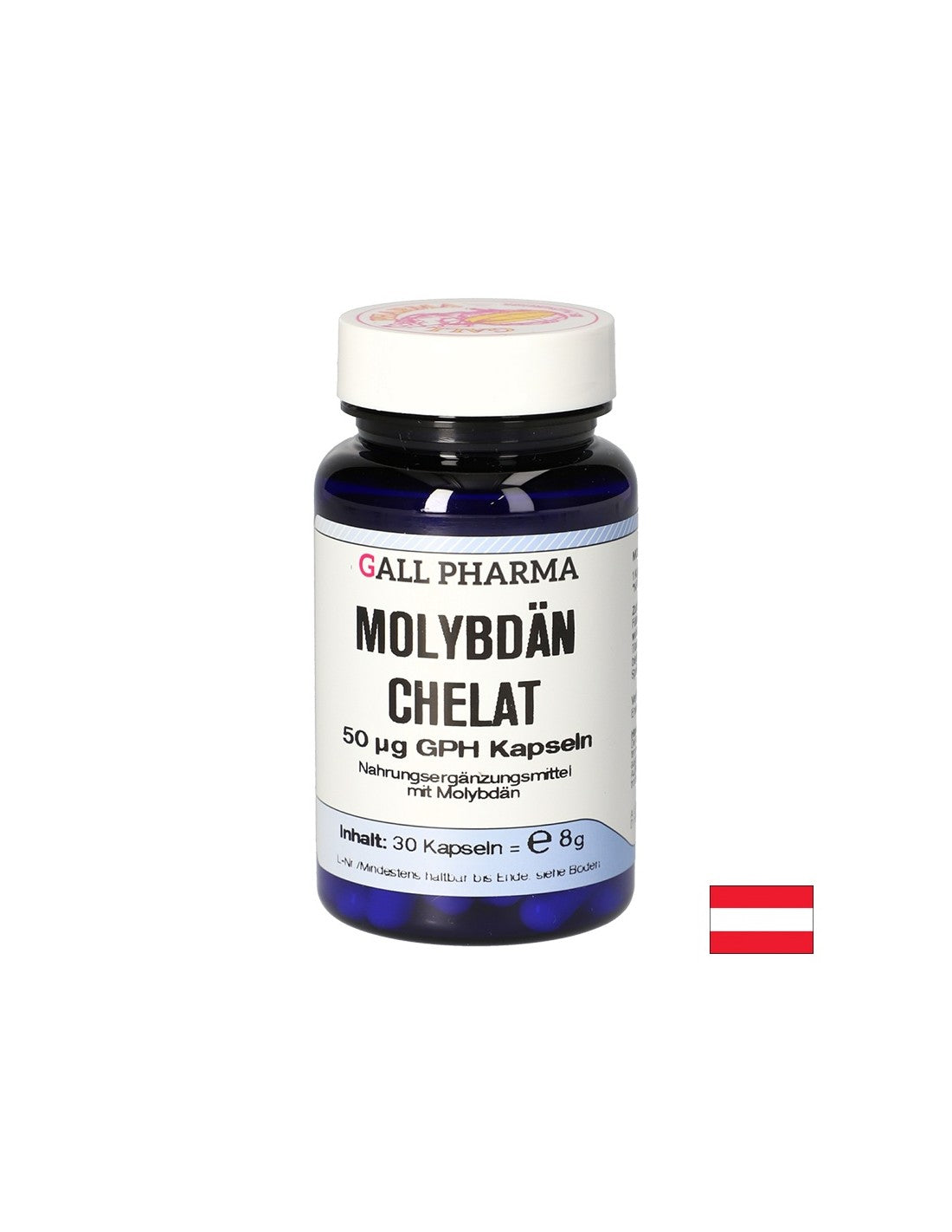 Detoxifiere - Molibden (chelat), 30 capsule