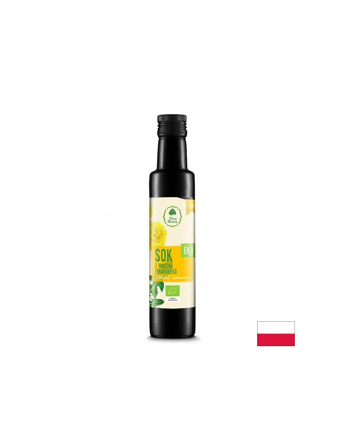 Suc organic de papadie pentru adaugare in bauturi si mese - Digestie, detoxifiere, metabolism, 250 ml, 33 doze