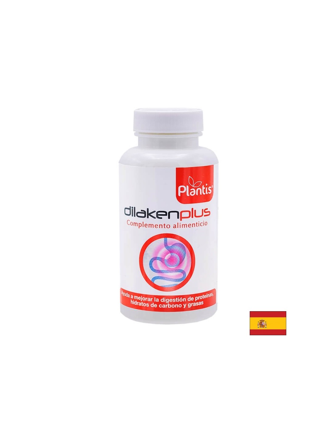 Dilakenplus Plantis® Digestive Enzymes - Sănătatea gastrointestinală și controlul inflamației, 90 capsule