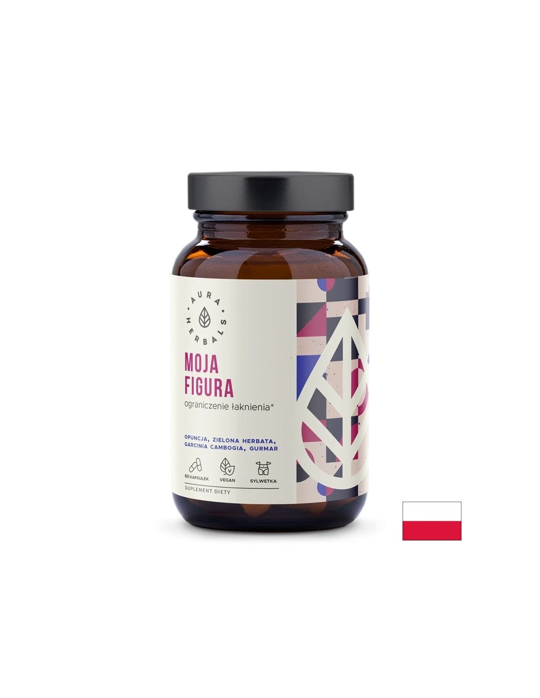 Good Figure (cu fibră, ceai verde, garcinia cambogia și gymnema), 60 capsule